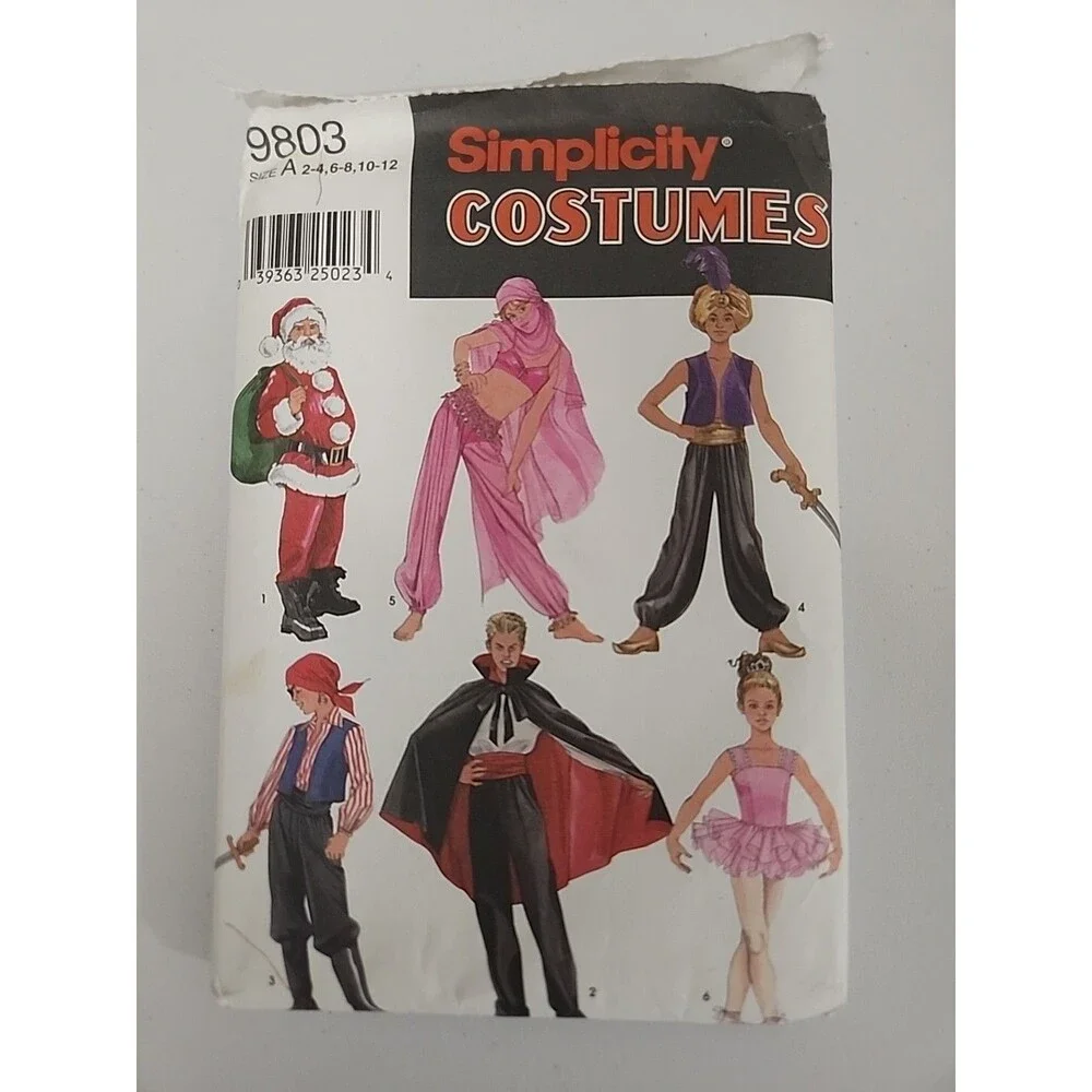 Lot 3 SIMPLICITY AND Mc CALLS Patterns Children Adults Costumes party